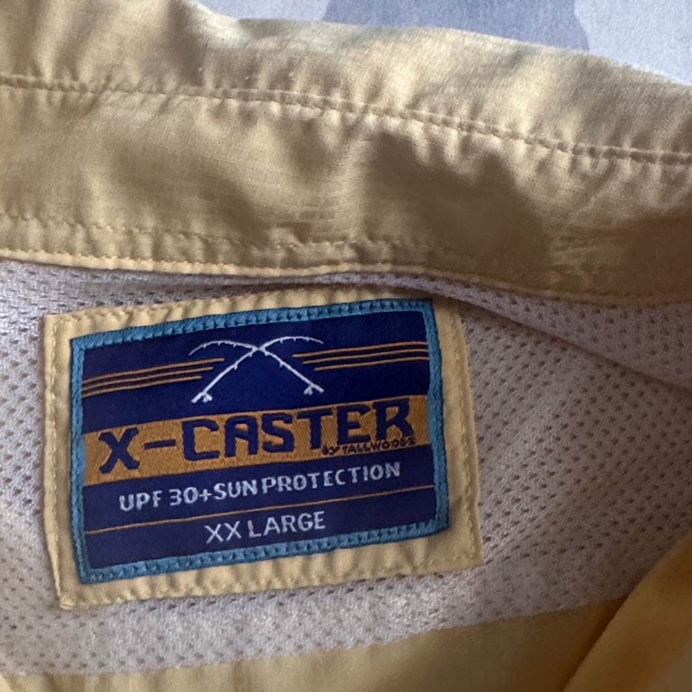 X-Caster Yellow Sun Protection Shirt - Picture 2 of 5